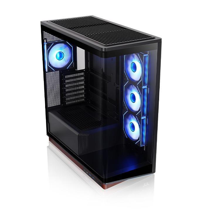 Thermaltake Stage 500 TG ARGB Gaming PC Gehäuse Midi-Tower Black Seitenfenster