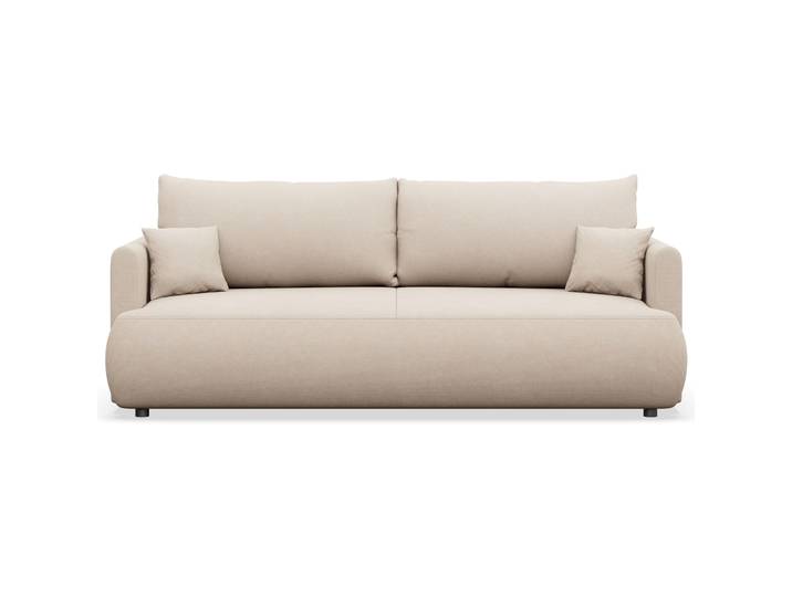 Dreisitziges ausklappbares Sofa Ovo Mini mit Stauraum,
