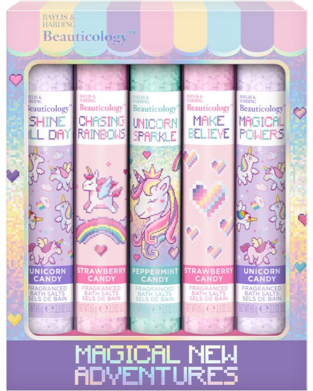 Baylis & Harding Beauticology Cosmic bath salts in gift packaging