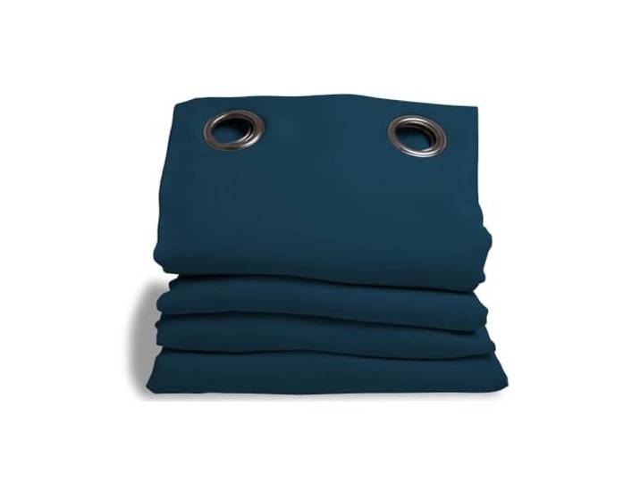 Moondream Rideau Anti-Bruit\, Isolation 3-en-1 Phonique/Thermique/Occultant\, Technologie brevetée\, Oeko-Tex®\, Air Force Blue\, 140 x 260 (LxH) cm\, Oeillets (1 Rideau)