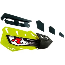 Racetech, Motorrad Zubehör, (RTECH) Ersatzkunststoffteile für FLX / ALU / ATV Handschützer, Neongelb