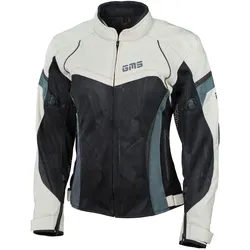 GMS-Moto Tara, Textiljacke Damen - Beige/Schwarz - S