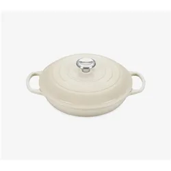 Le Creuset Gourmet-Profitopf Signature Ø 30cm, rund, Pfanne + Kochtopf, Beige