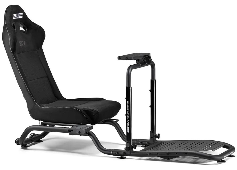 Next Level Racing RC Foldable Simulator Cockpit, faltbares GT-Cockpit, SIMAERO-Mesh - schwarz - Faltbares GT-Racing-Cockpit