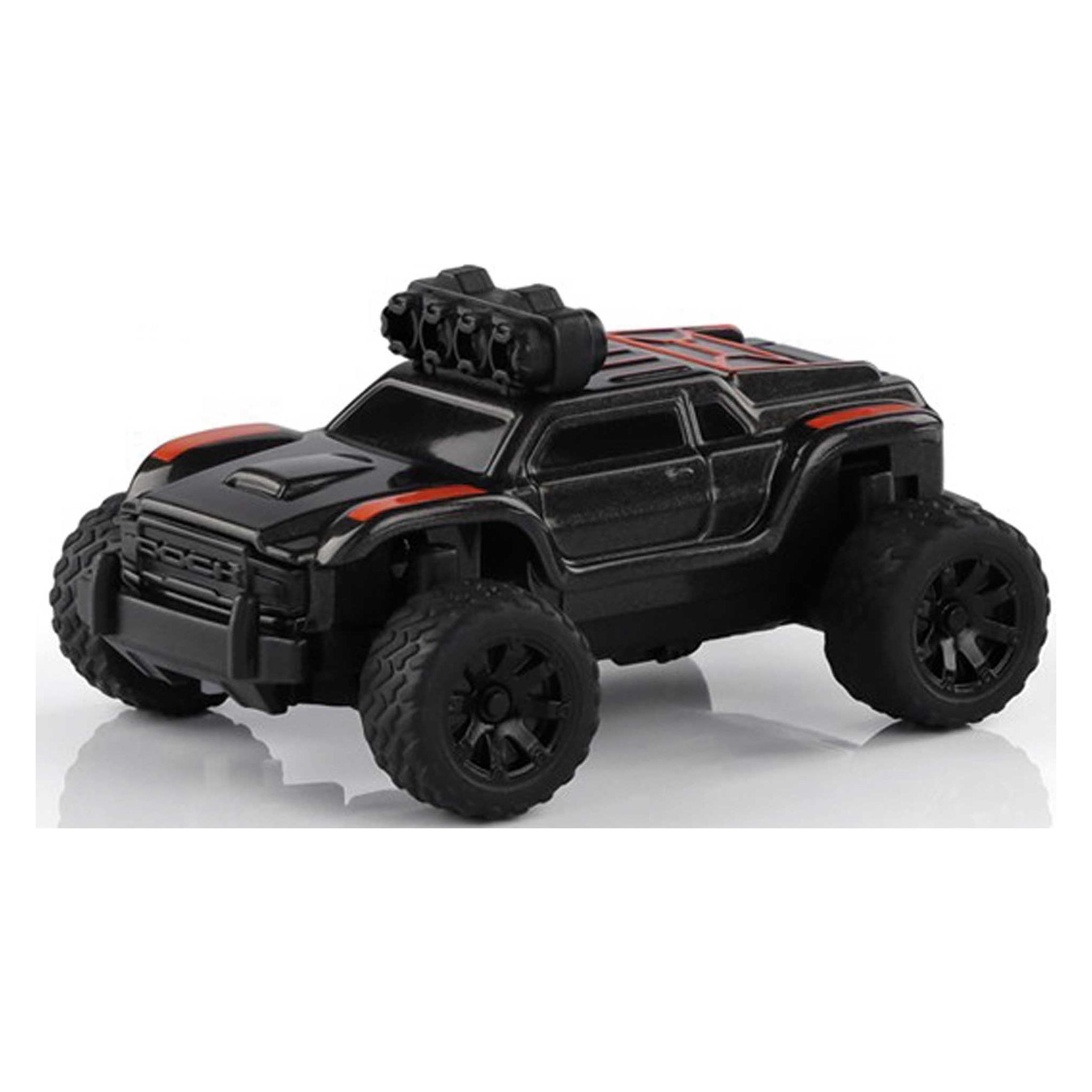 Turbo Racing 1/76 C81 Off- RC Car RTR (Grau mit Orangen Streifen) (RTR Ready-to-Run) (TB-C81-BK)