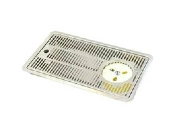 Abtropfschale Edelstahl 430x245x30mm avec Gläserdusche pour Bar