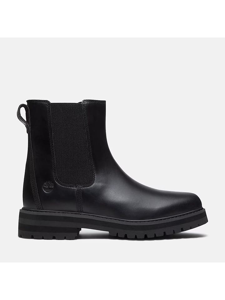 Timberland Leder-Chelsea-Boots "Britton Drive" in Schwarz - 37
