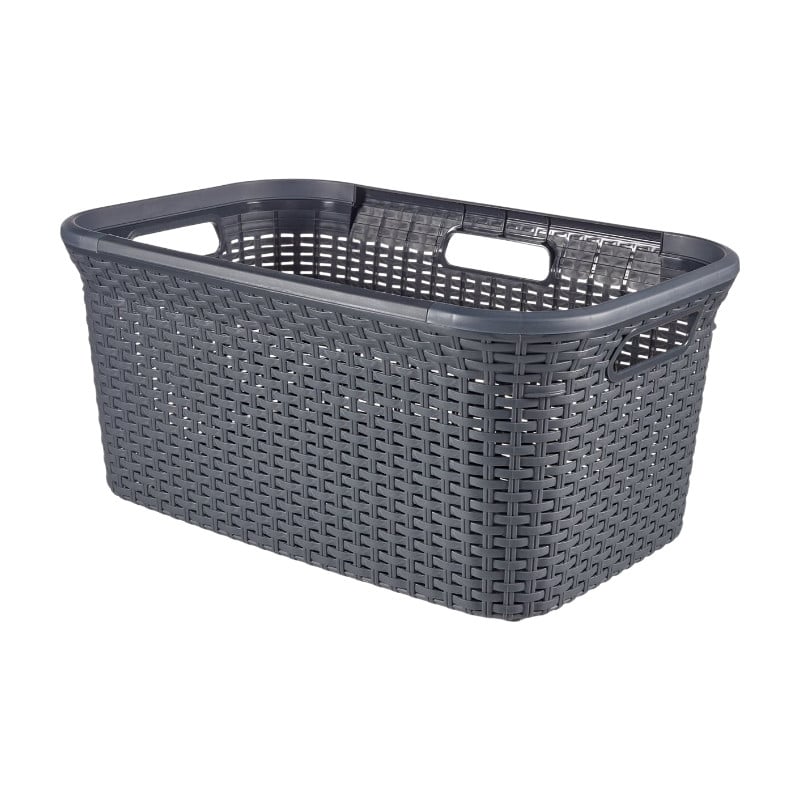 Curver Style Wasmand - 45 liter - Antraciet