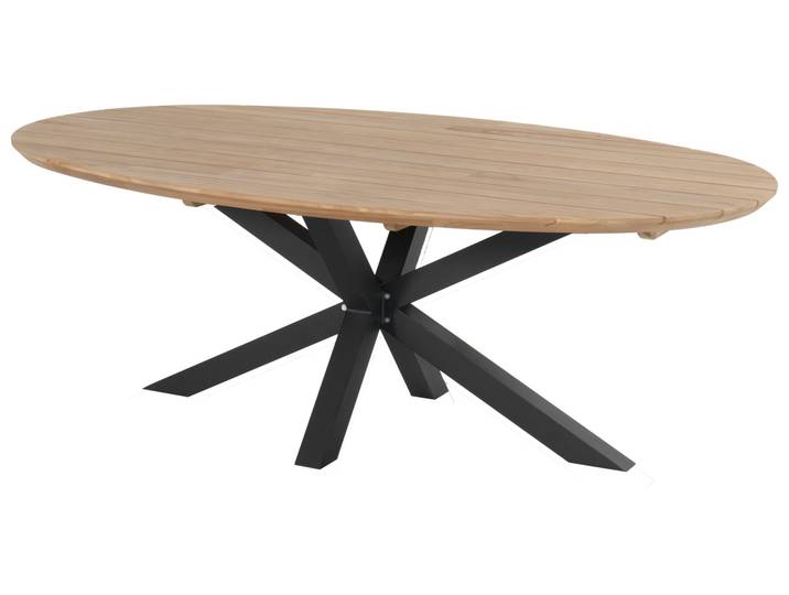 Hartman Stephanie Tisch Aluminium/Teak 240x140 cm