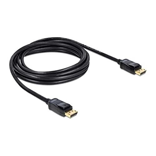 Delock DisplayPort-kabel, 4K, 3 m, zwart