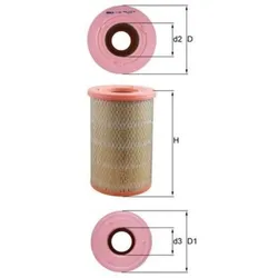 Luftfilter MAHLE LX 2968
