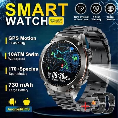 Inspire Essentials Stratos Peak GPS Smartwatch With AMOLED Display And Voice Call 5