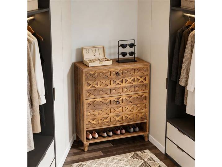 Meuble à chaussures spacieux meuble de rangement pour entrée installation pratique