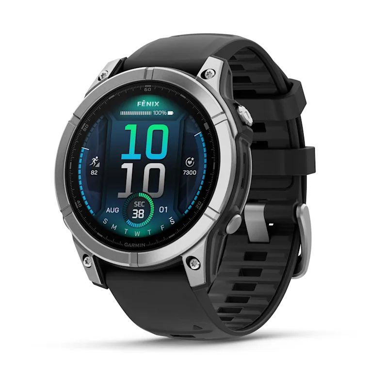 Garmin 47 mm Smartwatch Rund Fenix E (Edelstahl) 010-03025-00