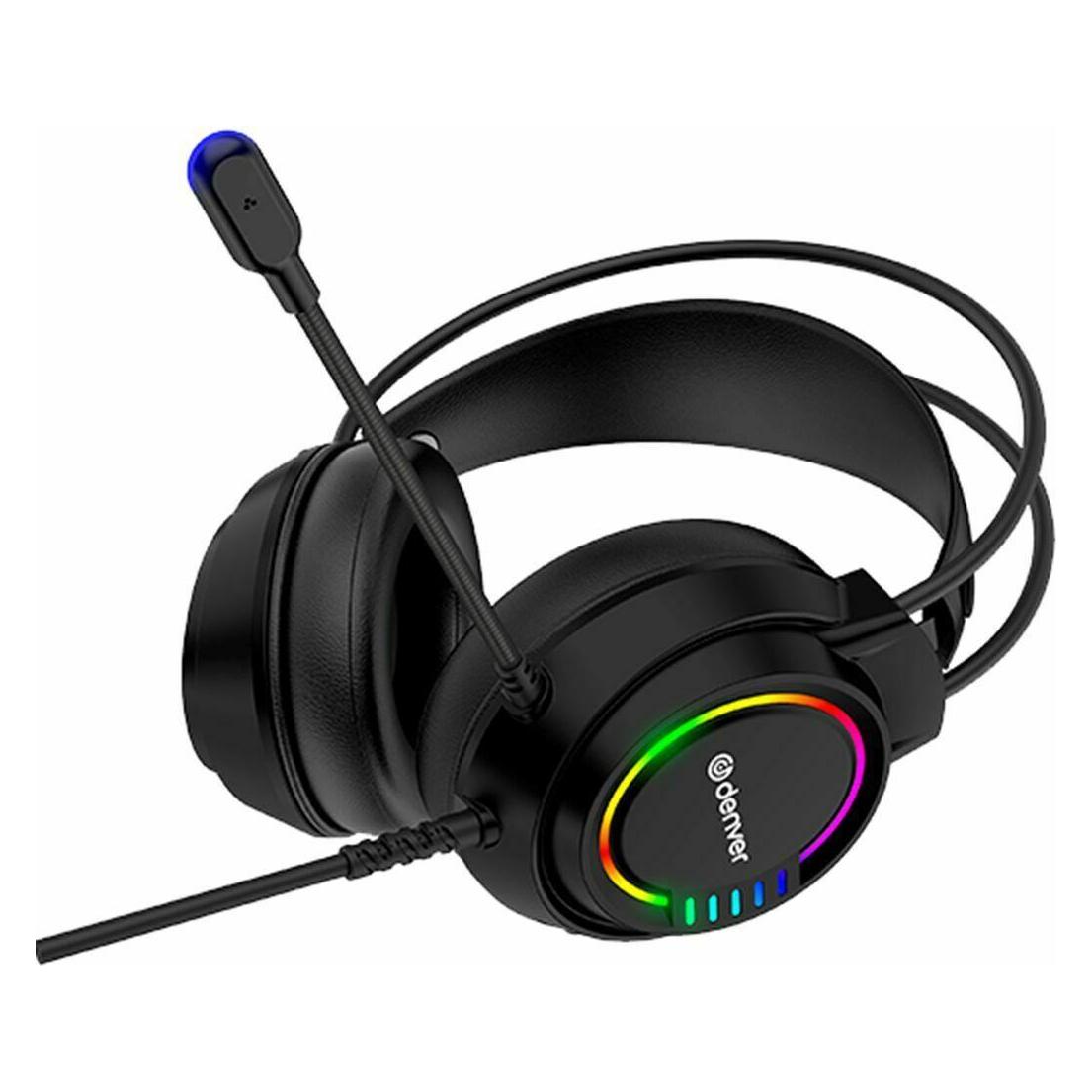 Denver mit Mikrofon Electronics GHS130 Black Games (Kabelgebunden) (GHS-130)