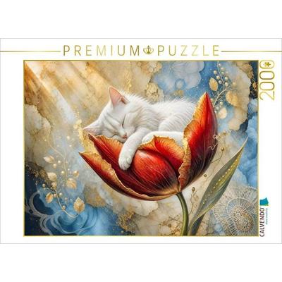 CALVENDO Puzzle Edle Pfoten im Schlaf | 2000 Teile Lege-Größe 90 × 67 cm Foto-Puzzle für glückliche Stunden