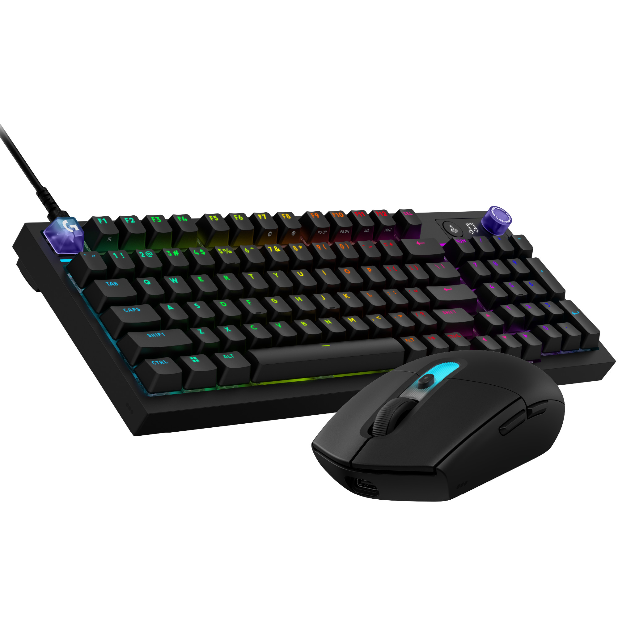 Logitech G Gaming Set G316 X 98 & G305 X SUPERLIGHT - RGB Tastatur + Wireless Gaming Maus, Schwarz