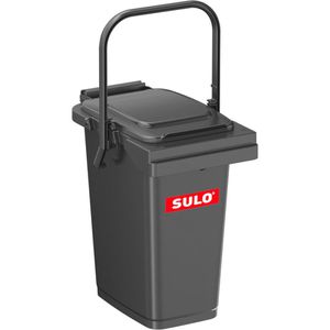 Sulo Mülleimer MB25 1068950, grau, aus Kunststoff, 25 Liter