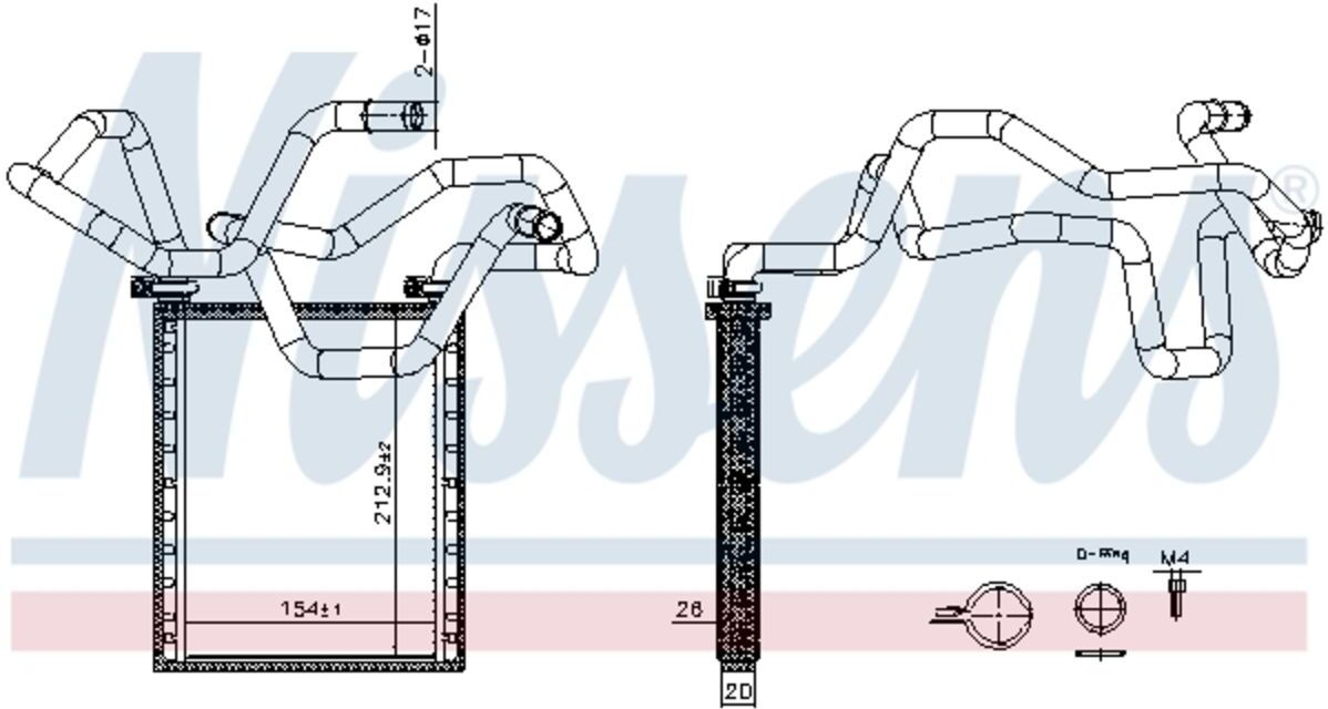 Wasser-Heizgerät NISSENS 707305