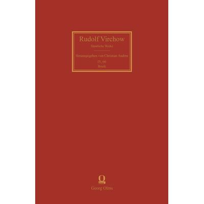 Rudolf Virchow: Sämtliche Werke, Gebundene Ausgabe von Rudolf Virchow, Georg Olms Verlag, 978-3-487-16377-2