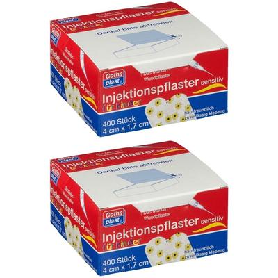 Gothaplast Injektionspfl.Kinder Blume 1,7x4 cm 2x 2x400 St Pflaster