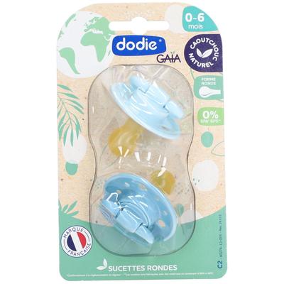 Dodie Anatomisch Fopspeen Blauw vanaf 6 Maanden 2 St Schnuller