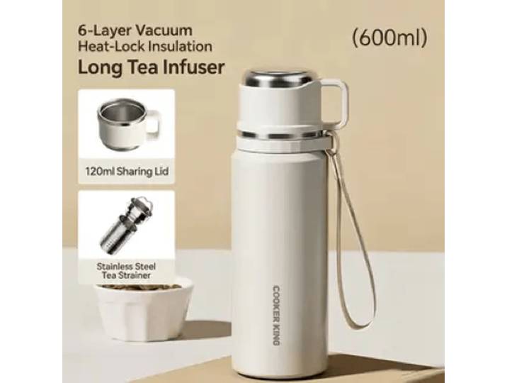 Série Lily Bell - Gobelet isotherme 600 ml - Style minimaliste