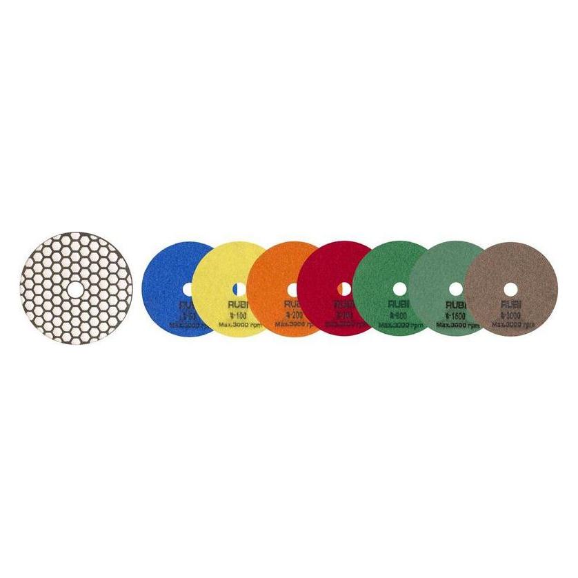 Dierre Rubi - Diamantscheibe zum Polieren trocken Ø 100 mm - Körnung #1500 (62975) (62975)