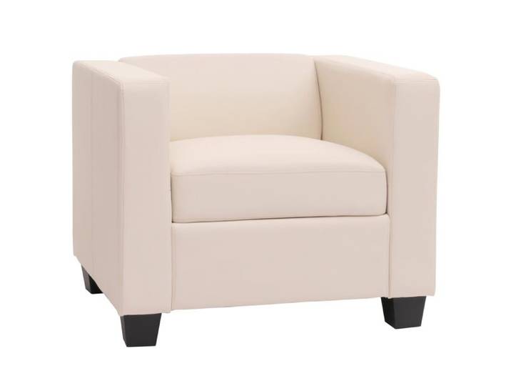 Fauteuil lounge relax design moderne avec accoudoirs assise rembourree confortable en similicuir blanc 04_0011554