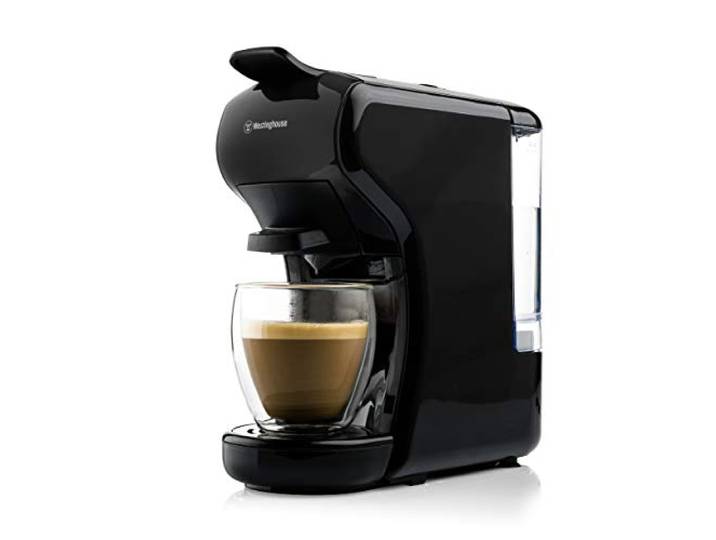 Westinghouse 3-in-1 Kapsel Kaffeemaschine - Kaffee Kapselmaschine für Nespresso, Dolce Gusto und gemahlenen Kaffee, energiesparendes Schnellbrühsystem, Tropfschale & 0,7l Wassertank