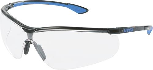 Uvex sportstyle AR 9193838 Schutzbrille mit Antibeschlag-Schutz, mit Antikratz-Schutz Blau, Schwarz EN 166, EN 170