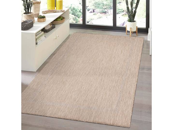 Tapis d'extérieur Beige/Beige Polyester 200 x 290cm