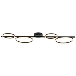 JUST LIGHT. Deckenleuchte Mini Ritus Metall Schwarz