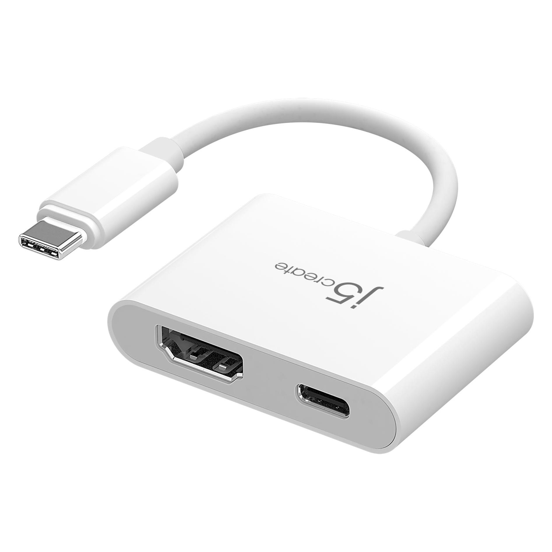 j5Create JCA152-N, 0,82 m, USB Typ-C, HDMI + USB Type-C, Männlich, Weiblich, Gerade (HDMI) (JCA152-N)