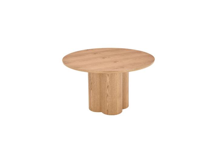 Niels Andersson Esstisch, Eiche, Holz, Wellpappe, Esche, furniert, rund, Säule, 120x75x120 cm, Esszimmer, Tische, Esstische, Esstische rund