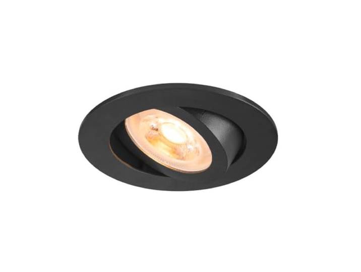 SLV Spot encastré New Tria 68 rond - noir - GU10 - 1007369