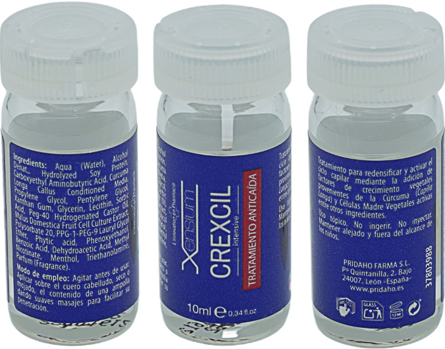 XENSIUM Crexcil intensive 10 Ampollas