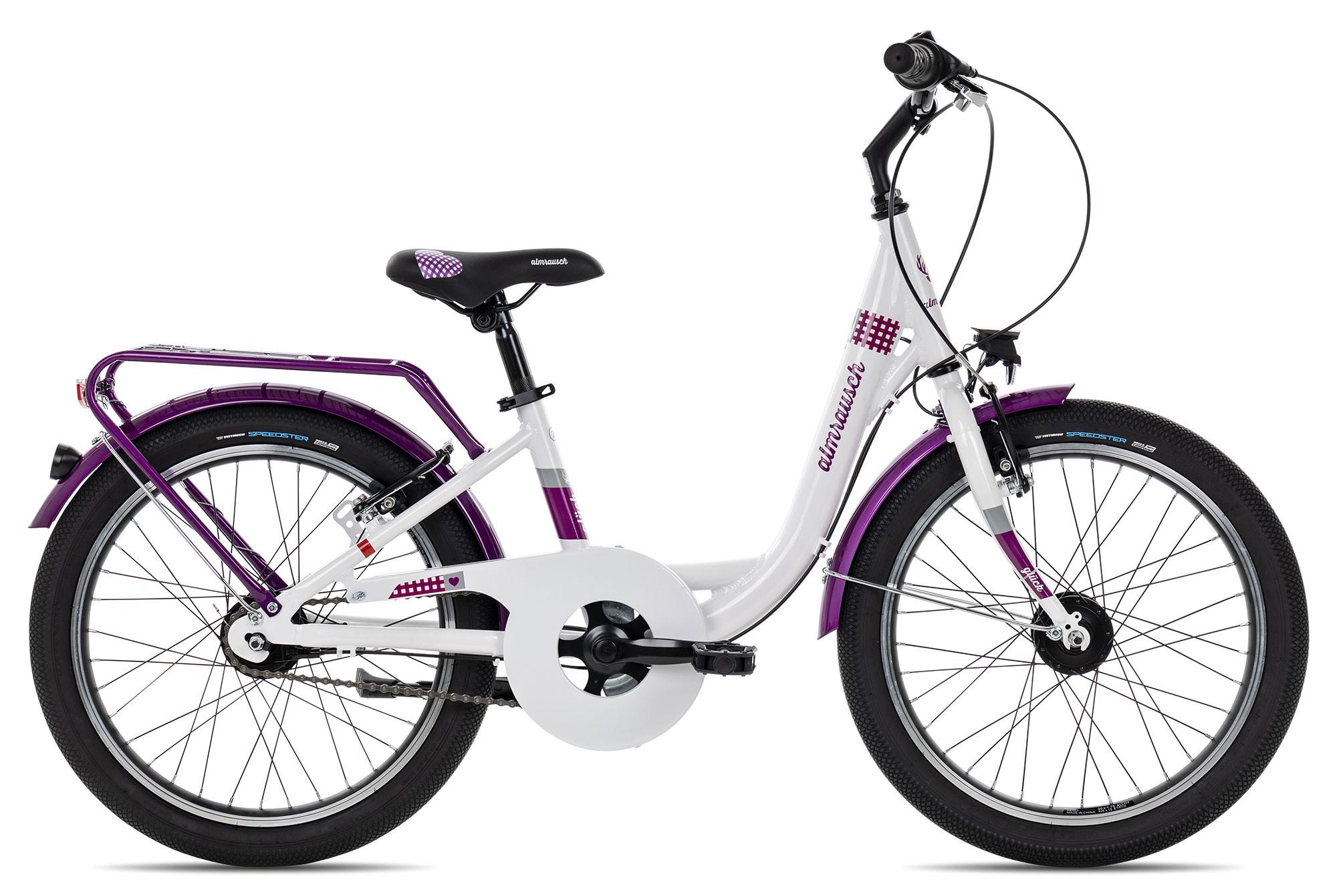 Almrausch GLÜCK 7 20 Nexus Kinderfahrrad ab 6 Jahren 20 Zoll Weiß 29 cm