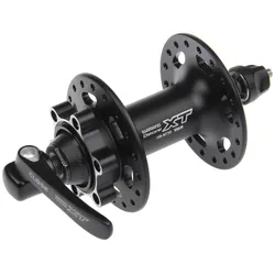 Shimano Deore XT VR-Nabe HBM756 100 mm, 36 Loch, 6-Loch Disc, schwarz