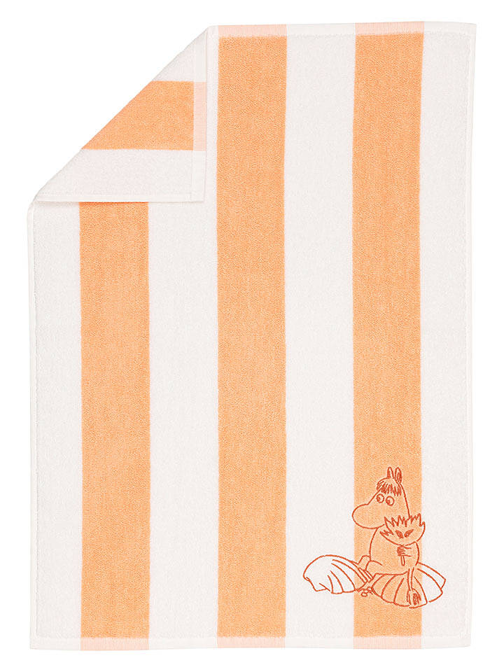 Moomin Handtuch in Orange/ Weiß - (L)70 x (B)50 cm - onesize