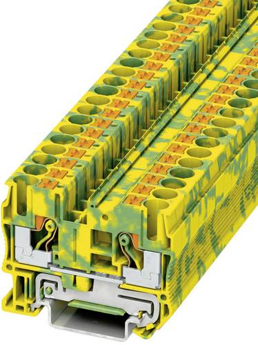 Phoenix Contact 3211822 Dreistock-Schutzleiterklemme 8.2mm Schnellanschluss Grün, Gelb