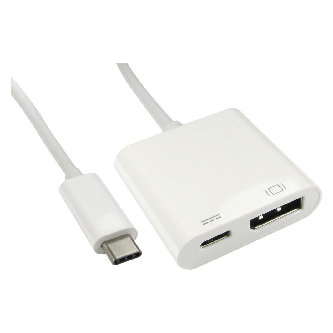 Cables Direct CDL 15cm Leaded USB Type-C - DP+PD (0.15 m) (USB3C-DPCAB-WPD)