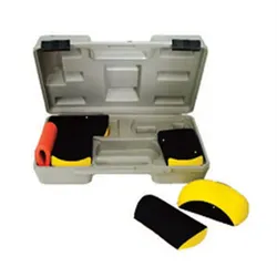 6-teil. Schleifblock-Set im Koffer Handschleifklotz Handblock-Set