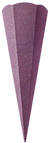 Papp-Schultüte, Glitter bunt, 68 cm
