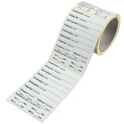 EICHNER 100er-Rolle Reifenaufkleber weiß