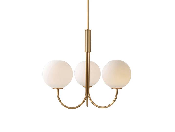 Herstal Lustre Ballon Ø 45 cm laiton, Ø45 cm
