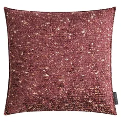 MAGMA Kissenbezug Amara 45 x cm Mischgewebe Rot Weinrot