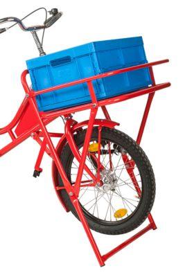 Faltbox für Transport- und Lastenfahrrad, aus Kunststoff, platzsparend faltbar