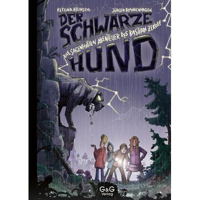 Die sagenhaften Abenteuer des Bastian Zekoff – Der schwarze Hund, Gebundene Ausgabe von Bettina Kleinszig, G&G Verlag, Kinder- und Jugendbuch,