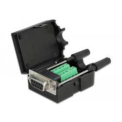 Delock 66257 VGA Adapter [1x D-SUB-Buchse 9pol. - 1x Buchse] Schwarz 0 mm